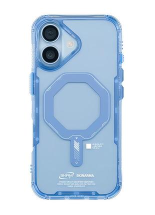 Чехол-накладка skinarma saido (mag-charge) iphone 17 (6.3") sky blue