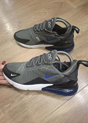Чоловічі кросівки бренд оригінал nike air  max 270 grey р. 42.5. (27 см)