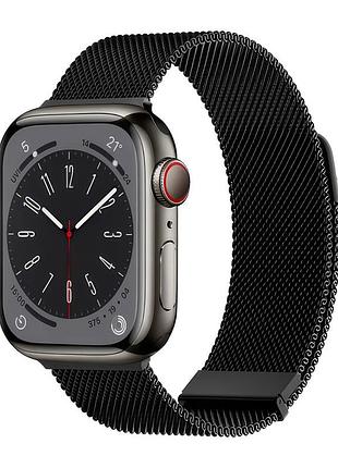 Ремінець wiwu braid magnetic watch band 44/45/46mm (wi-wb005) black