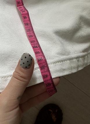Джинси wide leg білі 5