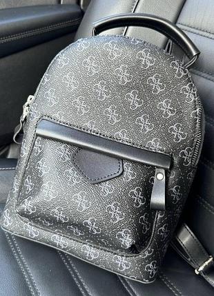 Модный женский мини рюкзачок гесс, маленький рюкзак прогулочный guess стиль