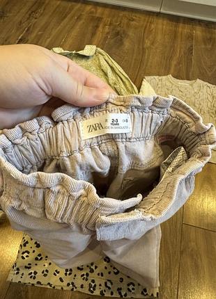 Zara штани/плаття, набір 2-3р 3