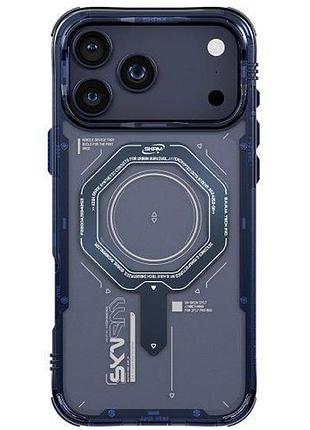 Чохол-накладка skinarma magma (mag-charge) iphone 17 pro (6.3") blue