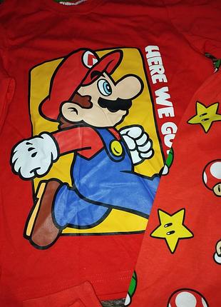 Піжамка mario на 7-8 років 2