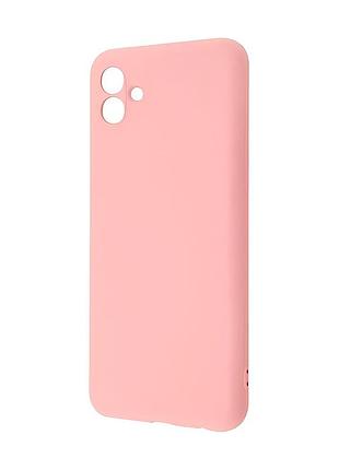 Чехол-накладка silicone case full samsung galaxy a06 (a065) розовый