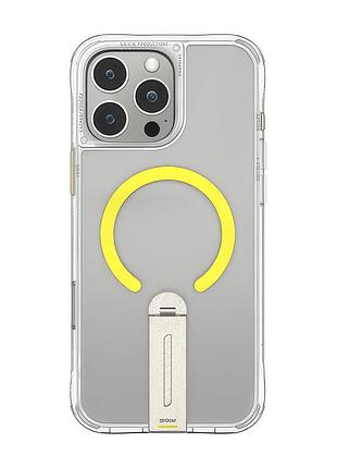 Чехол-накладка skinarma helix (mag-charge + 360° rotating stand) iphone 16 pro (6.3") clear
