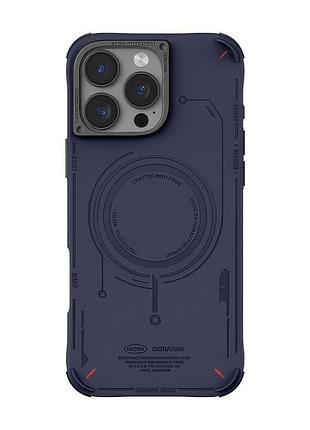 Чехол-накладка skinarma mecha (mag charge) iphone 16 pro max (6.9") navy