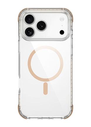 Чехол-накладка wiwu hybrid ultra 3d sireies (hcc-203) iphone 17 pro (6.3") золотой