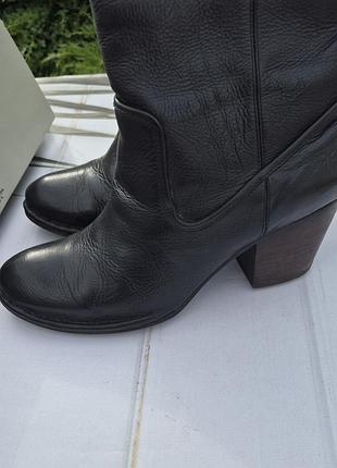 Стильные кожаные сапоги frye pull on 3