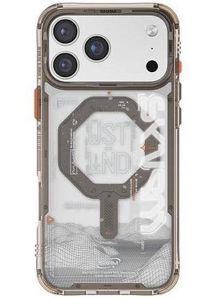 Чехол-накладка skinarma sonix (mag-charge) iphone 17 pro max (6.9") stone