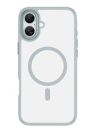 Чохол-накладка wiwu armor pro sereies (fgg-012) iphone 17 (6.3") сірий
