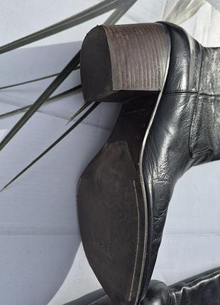 Стильные кожаные сапоги frye pull on 5