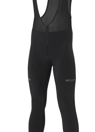 Shimano wind thermal cycling bib tight мужские зимние велофтаны с лямками (велосейтузы) m-l