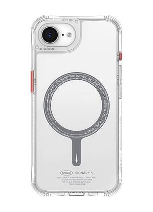 Чехол-накладка skinarma saido (mag-charge) iphone 16e (6.1") clear