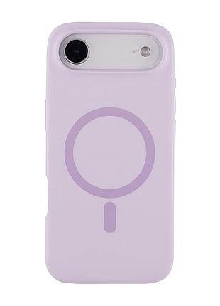 Чехол-накладка bizon silicone case (magsafe) для iphone air (6.6) light purple