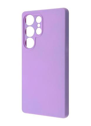 Чехол-накладка silicone case full samsung galaxy s25 ultra (s938) фиолетовый