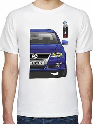 Футболка мужская avtolife с принтом volkswagen passat b6 fr 307506 xl белая