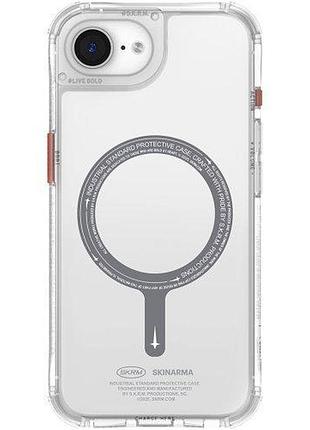 Чохол-накладка skinarma saido (mag-charge) iphone 16e (6.1") clear
