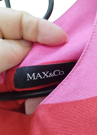 Яркое полосатое платье max &amp;co. в стиле colorblock 3