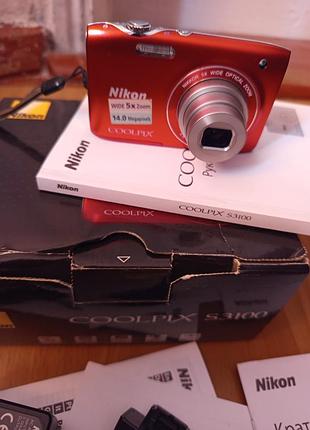 Цифровий фотоапарат nikon coolpix s3100
