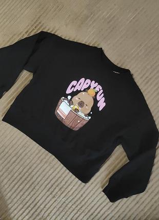Кофта zara 9-10 років з капібарою