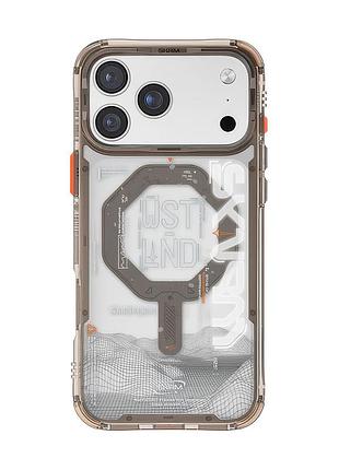 Чохол-накладка skinarma sonix (mag-charge) iphone 17 pro (6.3") stone