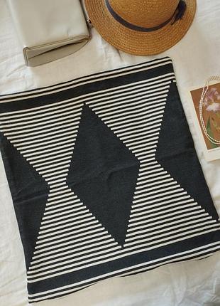 Декоративна наволочка h&amp;m home 50х50 см, 100% бавовна канвас рогожка