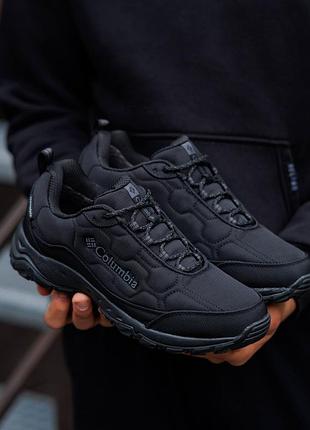 Р. 41-50 кроссовки columbia firecamp fleece gore-tex triple black cl026