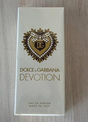 Dolce & gabbana devotion жіноча парфумована вода 100 ml оригінал