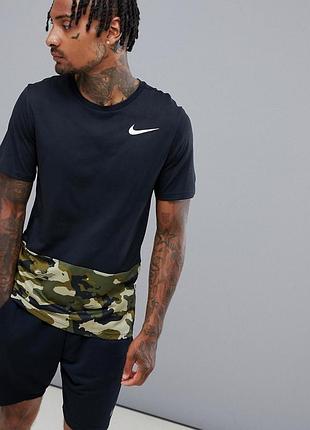 Мужская футболка nike camo training dri-fit