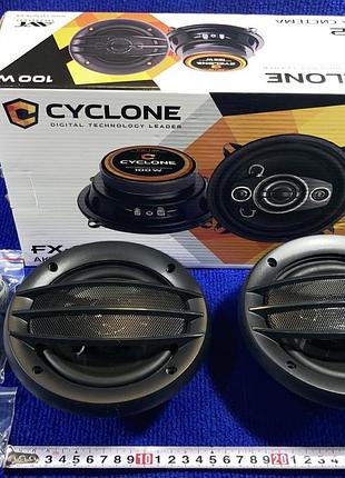 Колонки динаміки круглі автомобільні 13см 100w 2 смуги fx-132 cyclone