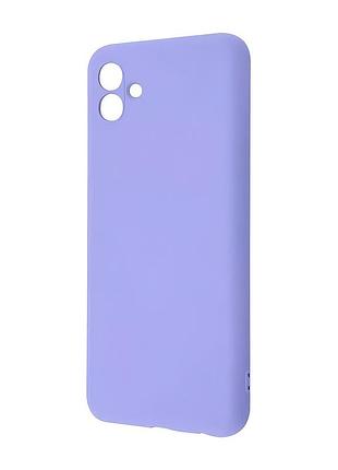 Чехол-накладка silicone case full samsung galaxy a06 (a065) фиолетовый
