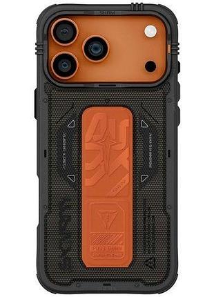 Чохол-накладка skinarma phantom (mag-charge + grip-stand) iphone 17 pro (6.3") olive