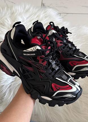 Balenciaga track 2 black red 2