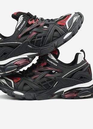 Balenciaga track 2 black red 5