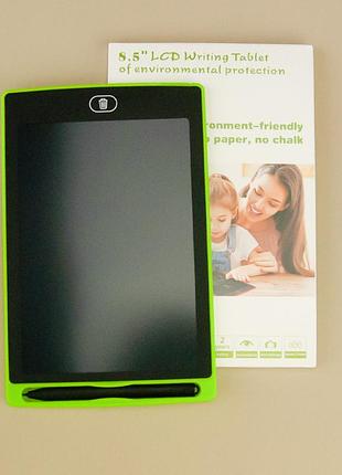 Графический планшет lcd writing tablet 8,5 дюймов (зеленый)