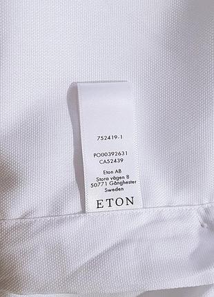 Eton рубашка белая оригинал (xl) 8