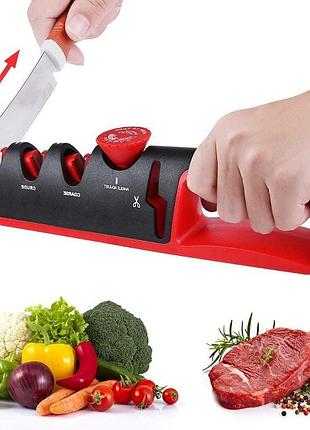 Стругачка ручна кухонна work sharp kitchen pull through sharpener 4