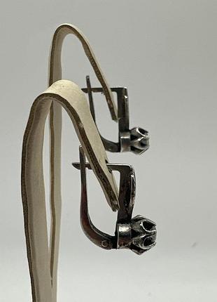 Серьги серебро 925 2