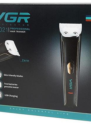 Машинка для стрижки vgr v-021 usb 4