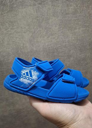 Сандалии босоножки adidas, размер 23, стелька 15см на ножку до 13,5 см, цвет синий