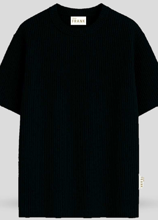 Футболка чоловіча модально-бавовняна чорна jftmocrib01 black