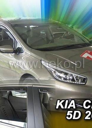 Д/в kia cee`d 2012 -> 5d (вставні, кт - 4шт) (heko)