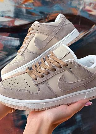 Nike sb dunk low light brown suede 2