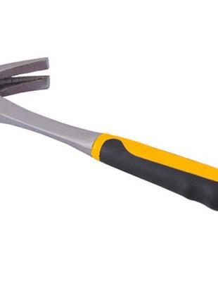 Молоток-гвоздодер mastertool 600 г цельнометаллический (02-0703)