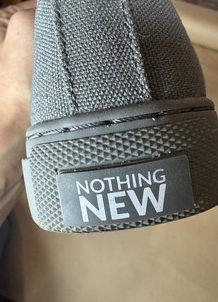 Сірі чорні кеди nothing new 2