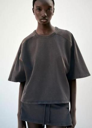 Варена футболка heavy cotton zara
