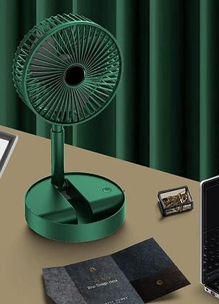 Портативный мини вентилятор для дома telescopic folding fan складной настольный вентилятор с usb зарядкой