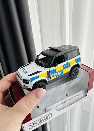 Машинка джип поліція,метал, інерційна, 1:36, kinsmart