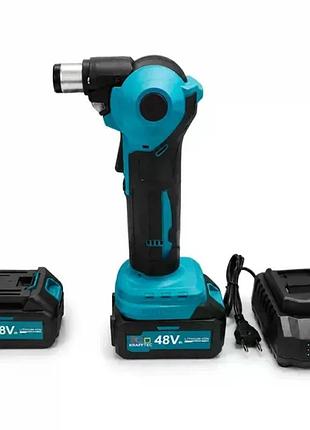 Аккумуляторный молоток krafftec 48v • бесщеточный перфоратор krafftec 48v 3,3 дж с 2 акб 4,0 а·ч и кейсом